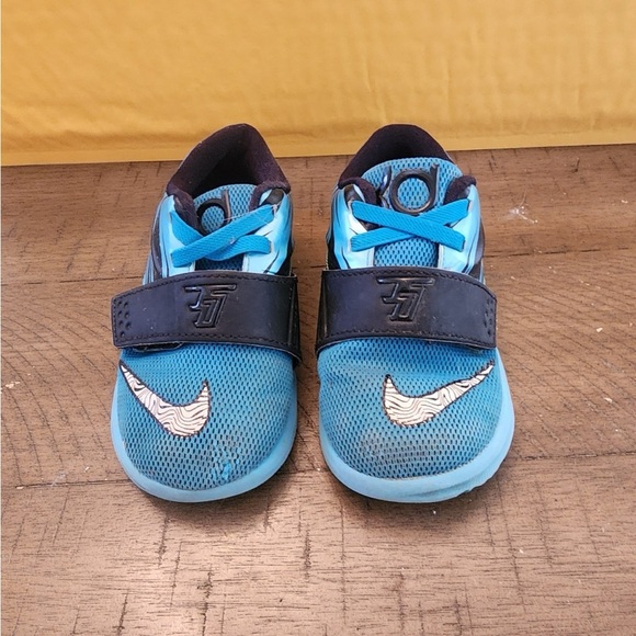 Nike KD 7 Clear Water TD Sz 7C 669943 414 Kevin Durant - Picture 2 of 6